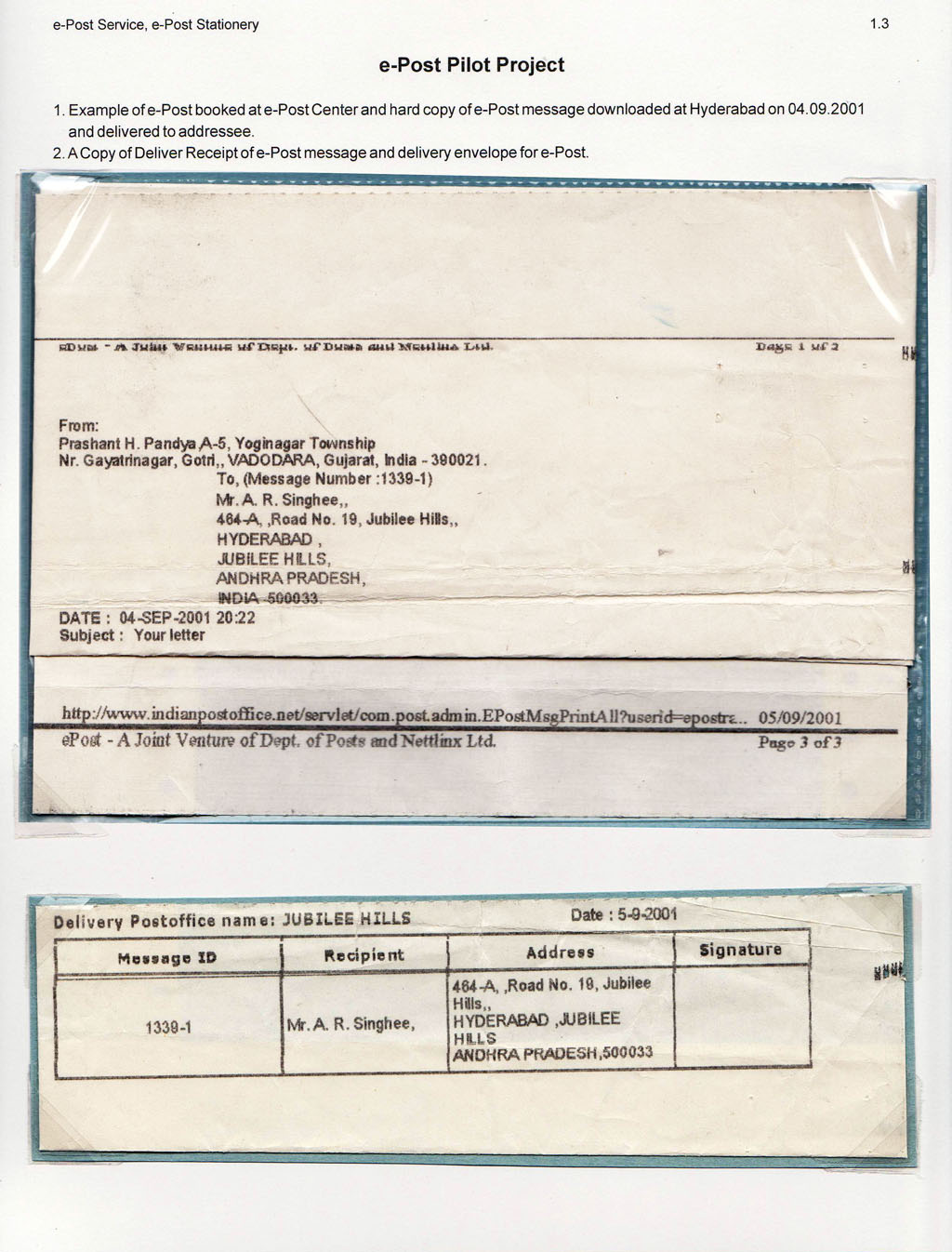 Glimpses of innovations in 21st Century Indian Postal Services