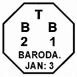 Baroda TPO Postmark Baroda TPO Postmark